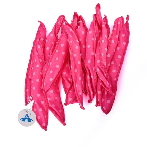 ALANES 20 Pieces Satin Sponge Hair Rollers Sleep In No Heat Foam Curler