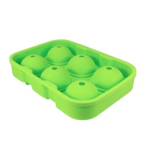 6 Ball Boulders Silicone Ice Tray- Green
