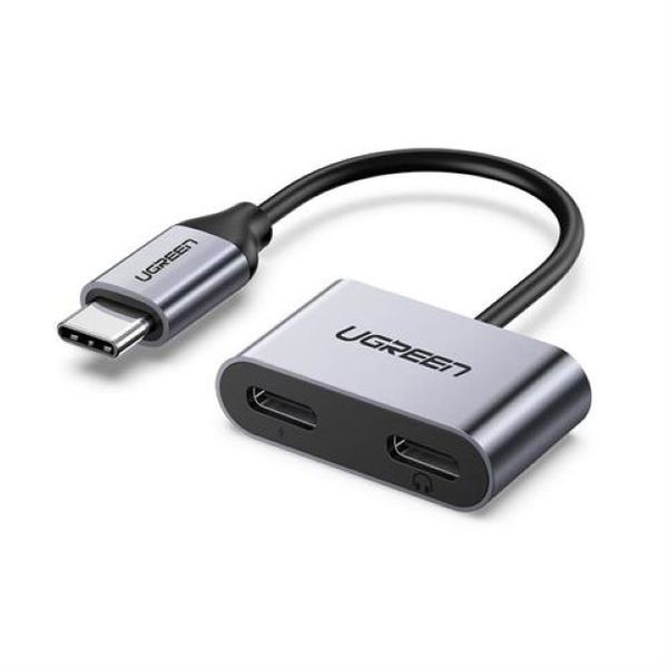 Ugreen 2-in-1 USB Type-C To Headphone &amp; Charger Adapter