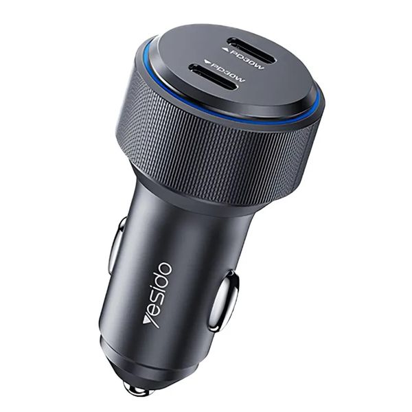Yesido Y48 Type C &amp; USB Dual Output High Power Fast Charging (30W)