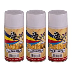 Spray Paint Matt White 250ml X 3