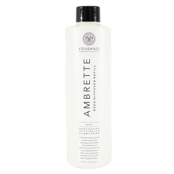 Youghazi Reed Diffuser Refill Ambrette 300ml