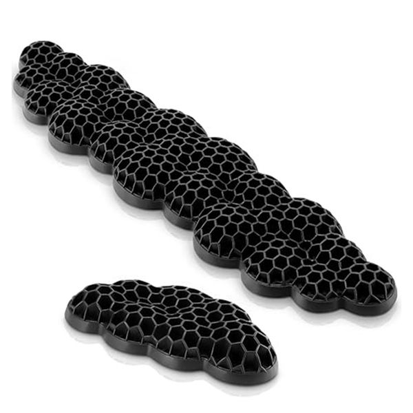 Ergonomic Keyboard and Mouse Wrist Support - Black TPE