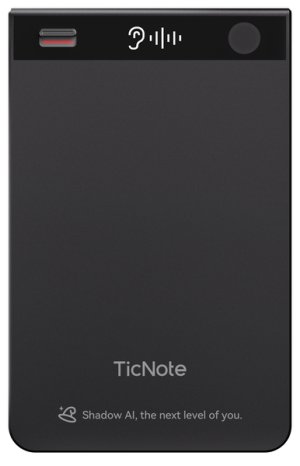 Mobvoi TicNote AI Powered Digital Voice Recorder - Obsidian Blk
