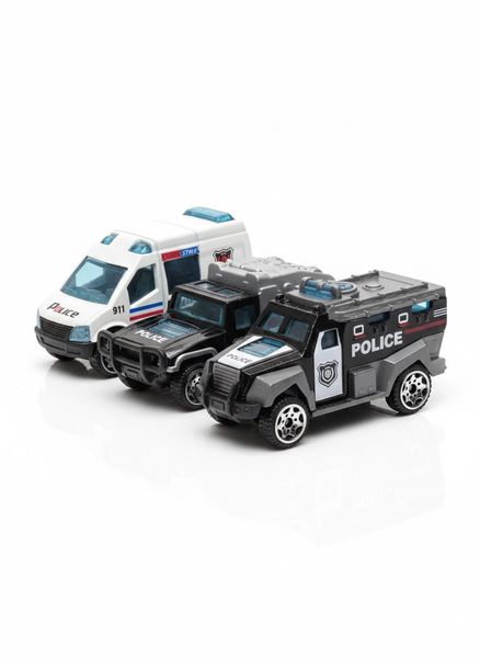 Die-Cast Rescue Series - 3-Piece Police Vehicle Set
