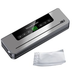 Vacuum Sealer Machine Built-in Bag Roll Storage and Cutter Vacuum Sealers