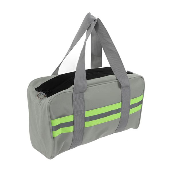 Tool Bag for Electrician, 14-Inch Wide Mouth with Reflective Strip