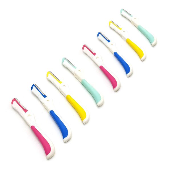 Bufftee Mini Foldable Eyebrow Razors - 8 Pack