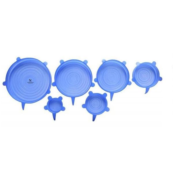 Round Food Cover 6 Pack Silicone Food Storage Lids