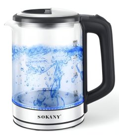 1.8L Glass-Body Electric Kettle