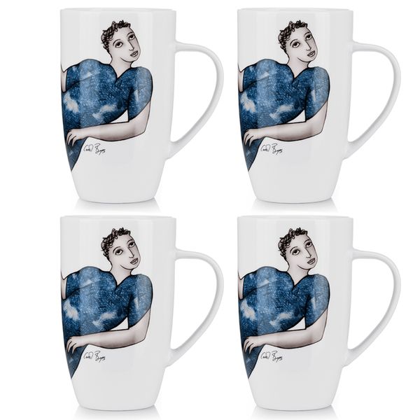 Carrol Boyes Mug Set of 4 - Attentive