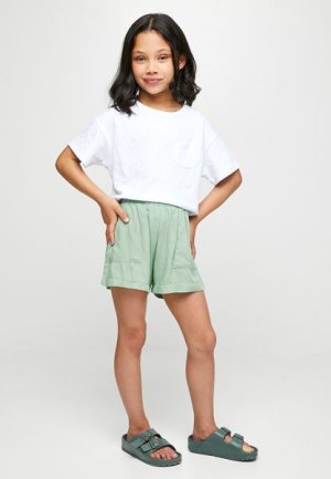 Younger Girls Elasticated Short - Sea Foam