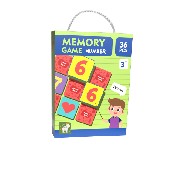 House Brand Memory Game - Number - 36 Piece