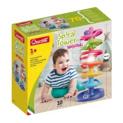 Quercetti Spiral Tower Brightball: Swirling Ball Run