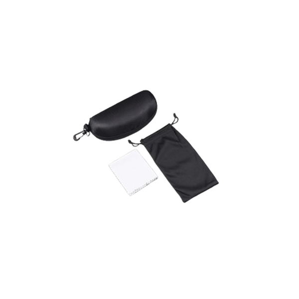 Hard EVA Protective Case for Sunglasses &amp; Goggles, Includes Pouch &amp; Cloth