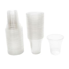 Clear Plastic Disposable Drinking Cups / Glasses - 375ml - 500 Cups