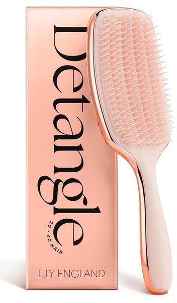 Lily England Detangling &amp; Styling Brush Rose Gold