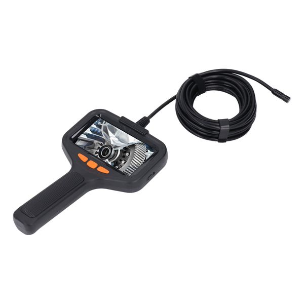 Inspection Camera 1080P HD 8mm Lens, 5M Cable Endoscope for Car Pipeline