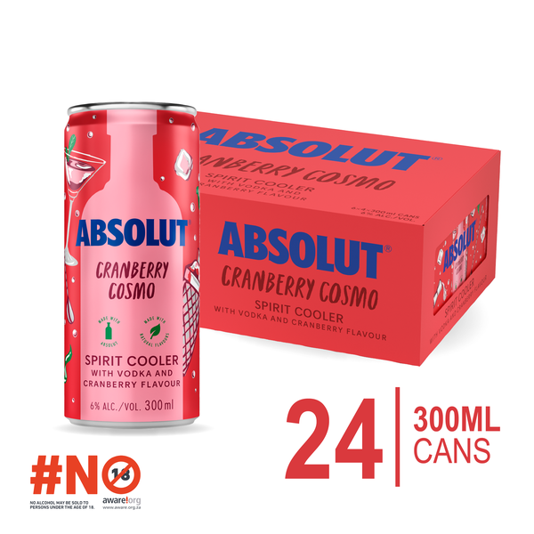 Absolut Cranberry Cosmo 24 x 300ml