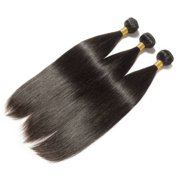 3 Bundles Straight 10A Virgin Brazilian Hair - 10inch