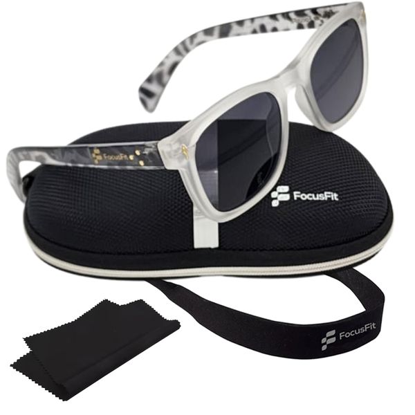 FocusFit Classic Wayfarer Sunglasses with UV350 Protection 3418-GR
