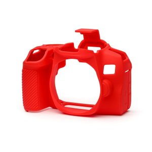 easyCover PRO Silicon Camera Protective Case for Canon 850D Red - ECC850DR