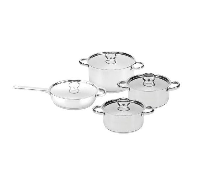 8 Piece Stainless Steel Cookware Set