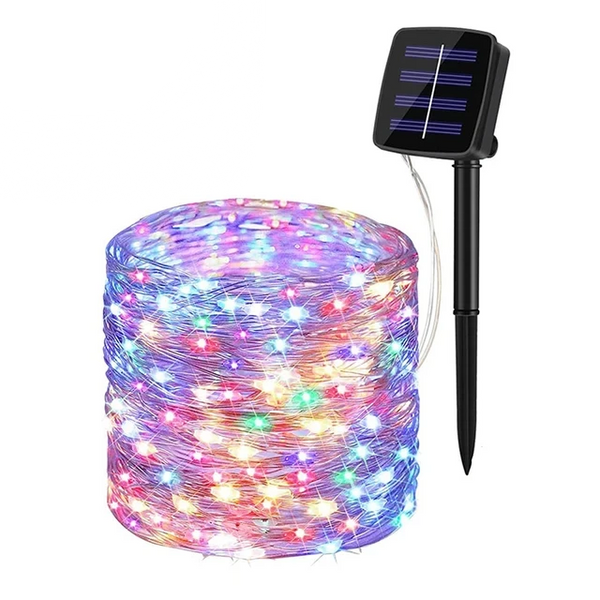 LED Outdoor Solar String Lights - 12m, 100 LED
