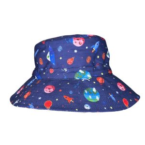 Kids Bucket Sun Hat Space Rockets