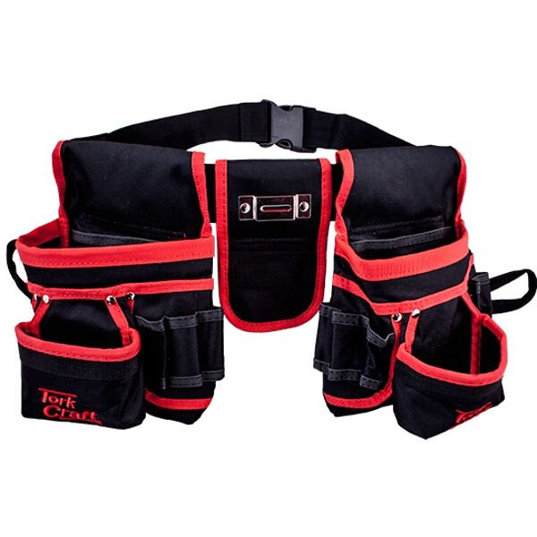 Tork Craft Nylon Tool Belt 22 Pockets with Loops