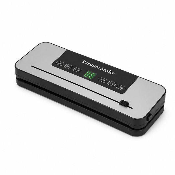 6-in-1 Automatic Vacuum Sealer Machine with Built-In Cutter &amp; 50 Bags