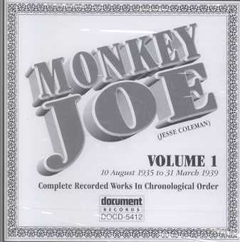 Monkey Joe Vol 1 1935-1939 - (Import CD)