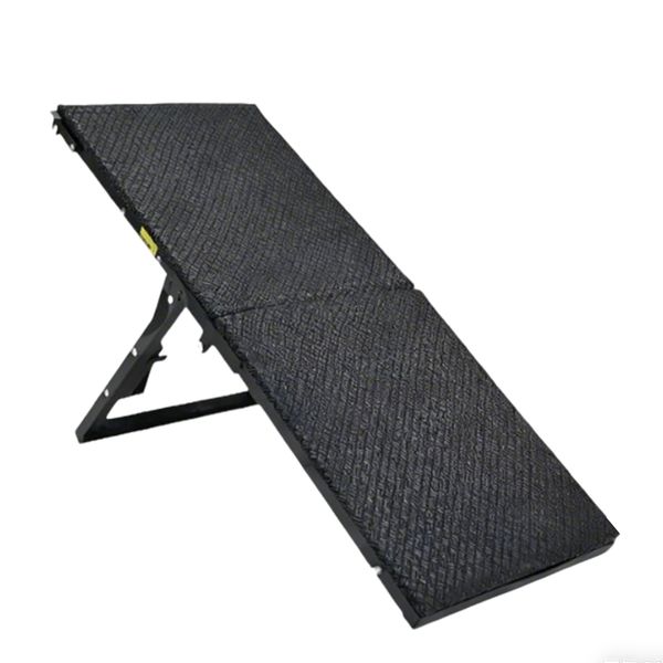 5-Step Adjustable Foldable Wood PetStairs Pet Ramp for Sofa Couch Stairs