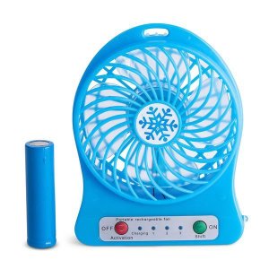 Electric Mini Fan - Portable and Rechargeable -