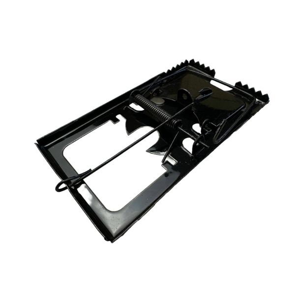 Classic Metal Rat Trap Fully Burnished - Powerful Snap for Rats, Chipmunks
