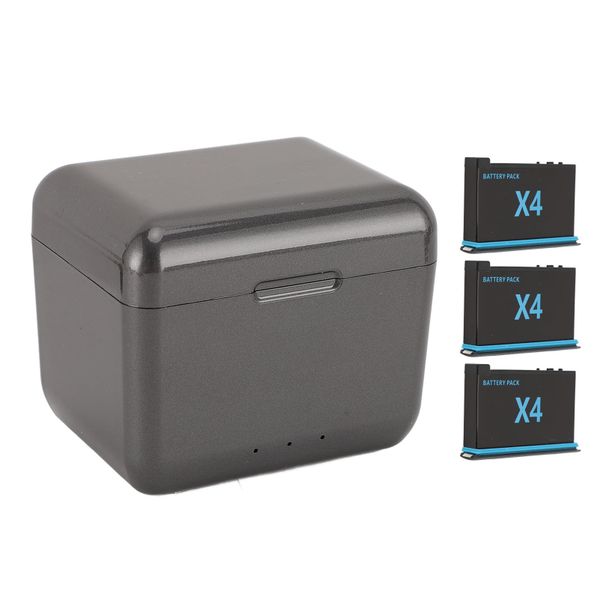 Compatible With X4 3x2500mAh Batt Charger Hub With Card Slot