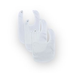 Mothers Choice 3-Pack Baby Basic Bibs - Cotton Set