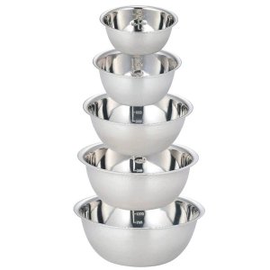 Stainless Steel Mixing Bowl - 5 Piece Set