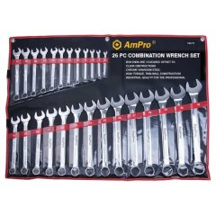 Ampro - 26Pc Combination Wrench Set (6 - 32mm)