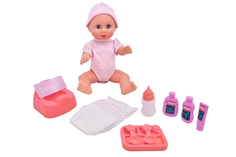Drink &amp; Wet Olivia Doll 38cm (15") With Accessories -Pretend Play, Interact