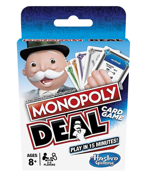 Monopoly Deal Card Game,Quick-Playing Card Game,Fun Games for Families