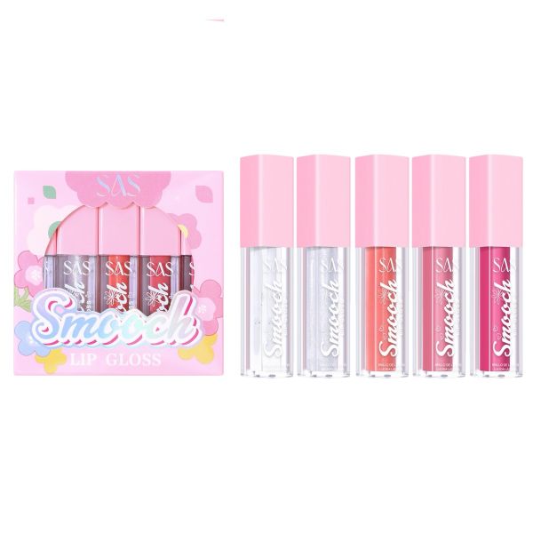 Pack of 5 - SAS Smooch Lip Gloss Gift Set B Shimmer Colour Lip Glosses