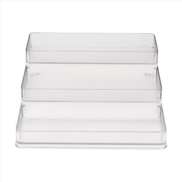 Spice Rack Kitchen Pantry Step Shelf Cabinet Organizer, Spice and Food