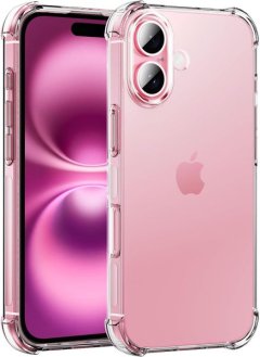 Shockproof TPU Clear Slim Cover Compatible with iPhone 17