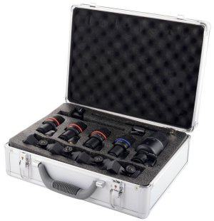 Superlux 7Piece Drum Microphone Set/ Cable/ Clamp
