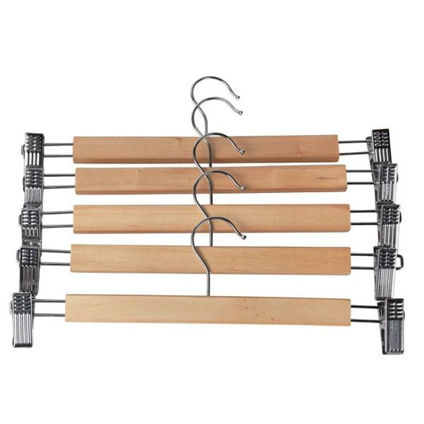 Set of 5 Clip Trouser Hangers