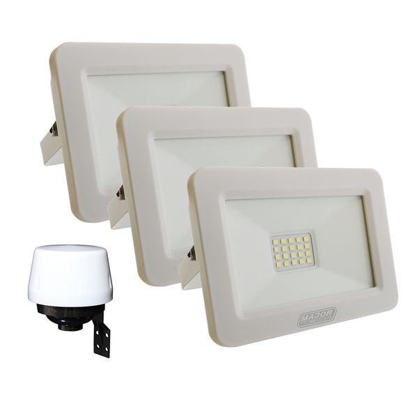 20W LED Floodlight and Day/Night Sensor Combo (MTC4)