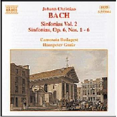 Bach Jc: Sinfonias Vol 2 (CD)