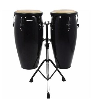 Mason AL-124FW-BK Conga Set with Stand