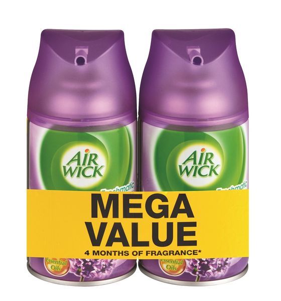 Airwick 2x50ml - Freshmatic Automatic Spray - Refill - Lavender